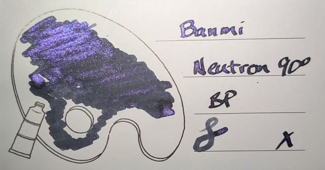 Photo on Iroful paper with mostly purple shimmer showin