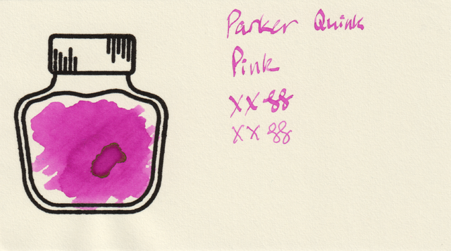 Scan of an ink swatch card made from MD paper