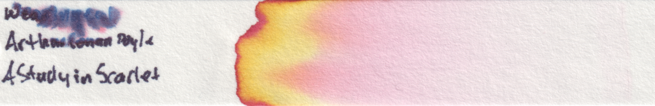 Scan of chromatography paper.